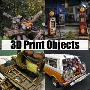 Model making accessories from the 3D printer. All miniature products were designed and printed by Laser Creation-World. Very high-quality accessories are possible thanks to industrial printers/machines. Design your dioramas according to your wishes. The Diorama-World online shop delivers quickly at low prices and offers secure payment options.