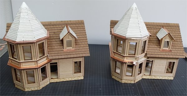 Bausätze von Gebäuden zum selber aufbauen Modellbau Diorama bauen Zuhause