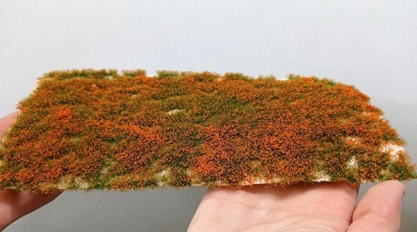 War Hammer grünes Gras mit orangenen Blüten - DioramaPresepe FM044