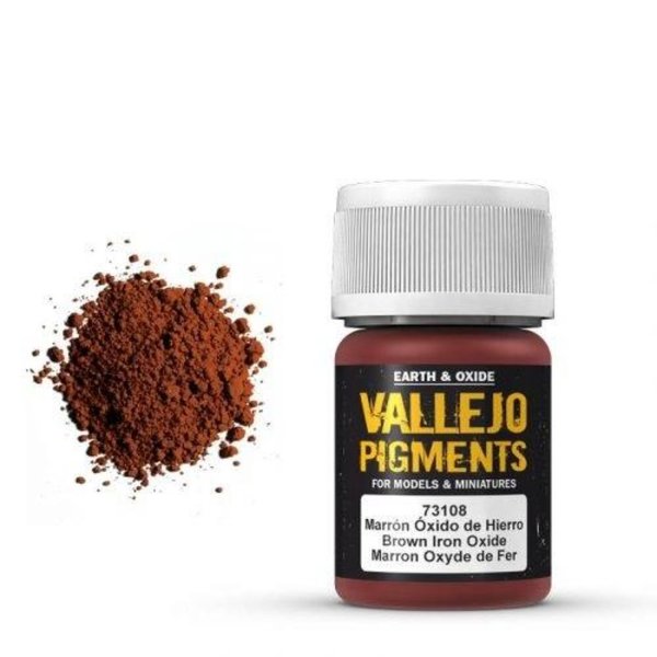 Vallejo Pigment Brown Iron Oxide 30ml - 73108