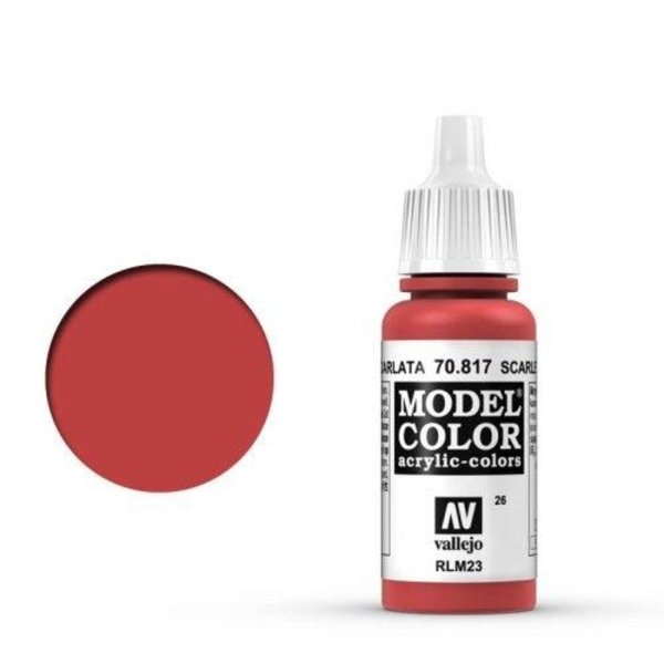 Vallejo Model Color Scarlet 17 ml (70817)