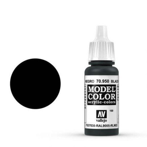 Vallejo Model Color Black 17 ml (70950)