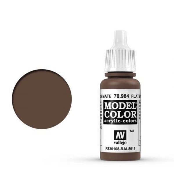 Vallejo Model Color Flat Brown 17 ml (70984)