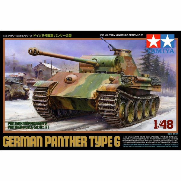 1:48 Dt. Panzer Panther Typ G Tamiya