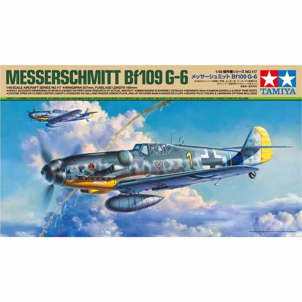 1:48 Dt. Bf109 G-6 Messerschmitt Tamiya