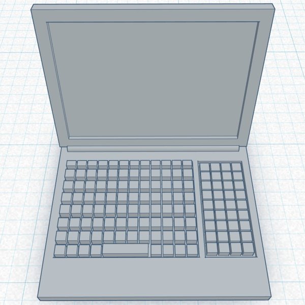 Laptop 3D Datei