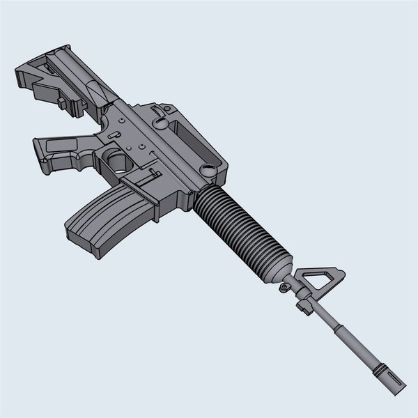 M4 Sturmgewehr 3D Datei