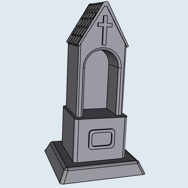 Friedhofshäuschen 3D Datei