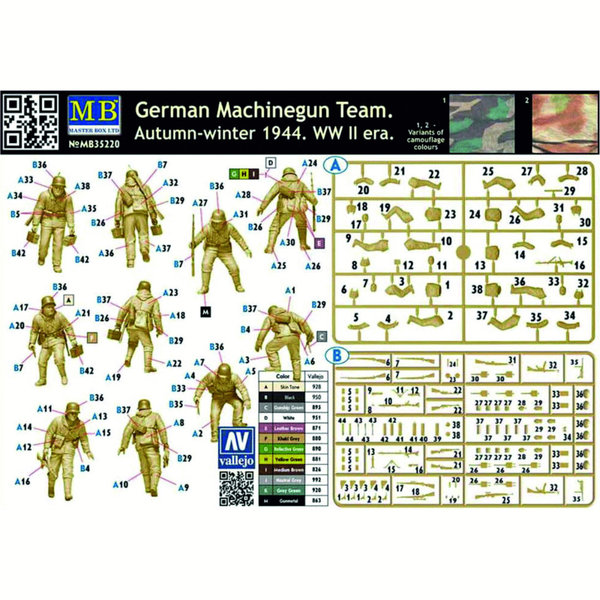 German Machine Gun Crew / 1:35