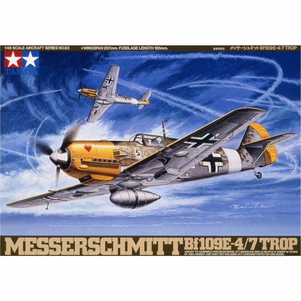 1:48 Messerschmitt BF109E-4/7 Trop Tamiya