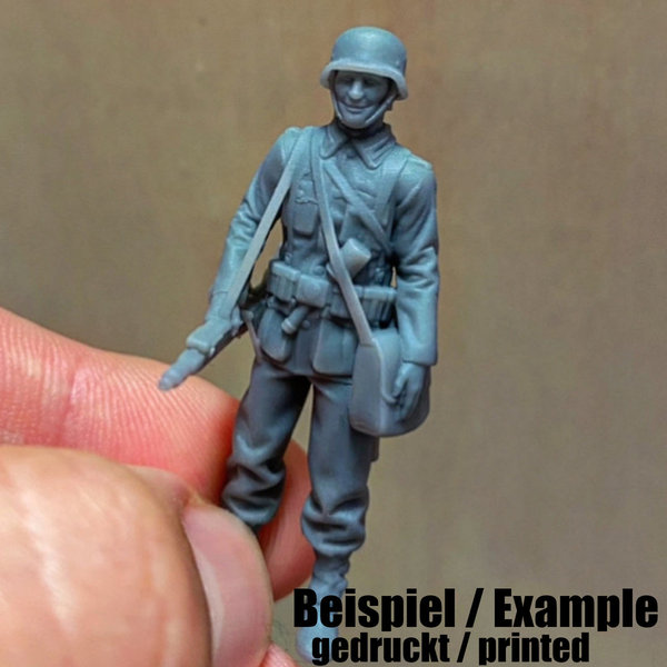 Soldat mit Schaufel deutsch WW2 (verschiedene Maßstäbe zur Auswahl)