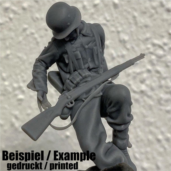 Soldat im Gefecht deutsch WW2 (verschiedene Maßstäbe zur Auswahl)