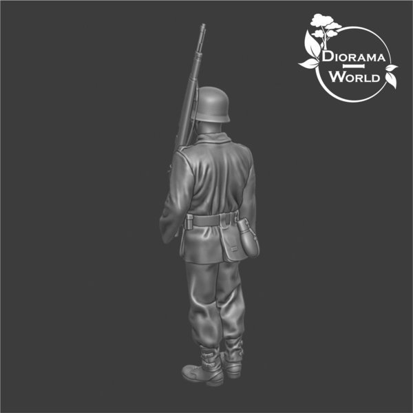 Soldat deutsch WW2 (verschiedene Maßstäbe zur Auswahl) - 3D0069