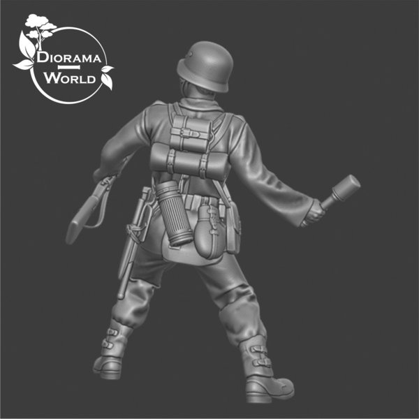 Soldat deutsch WW2 (verschiedene Maßstäbe zur Auswahl) - 3D0070