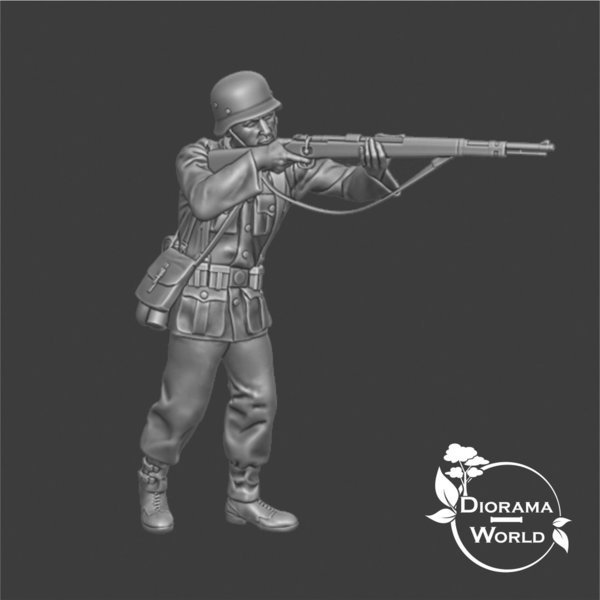 Soldat deutsch WW2 (verschiedene Maßstäbe zur Auswahl)