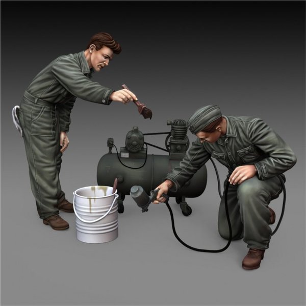 Soldiers painting / 1:35 Royal Model
