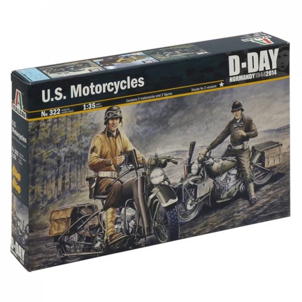 1:35 U.S. Motorräder WWII - Italeri 322