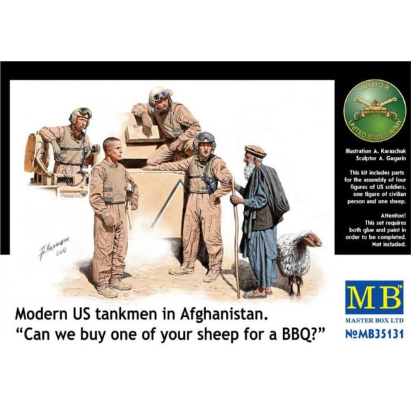 Modern US Tankmen in Afgahanistan 1:35 / Master Box 35131