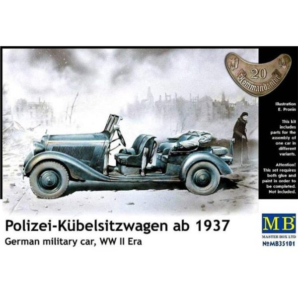 1:35 Polizei-Kübelsitzwagen 1937 WWII / Master Box 35101