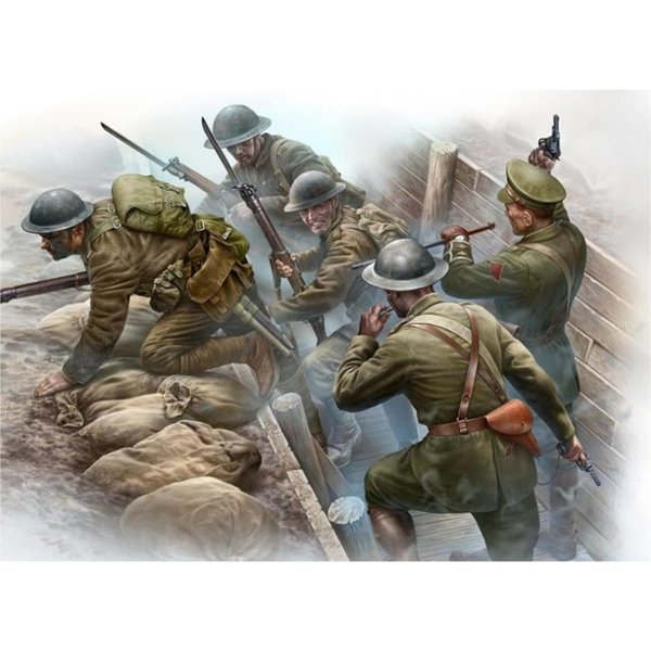 British Infantry before attack, 1:35 / Master Box 35114