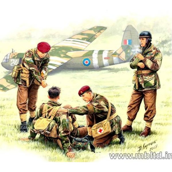 British Paratroopers Rigid Landing 1944, 1:35 / Master Box 3534