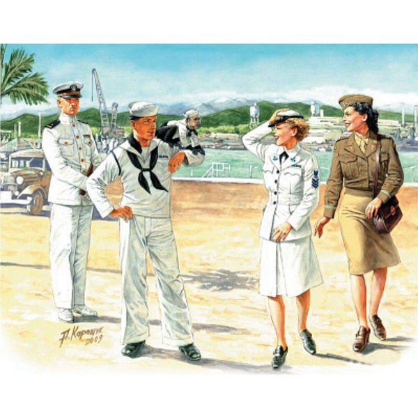 Women at War: US Navy Waves, 1:35 / Master Box 3556