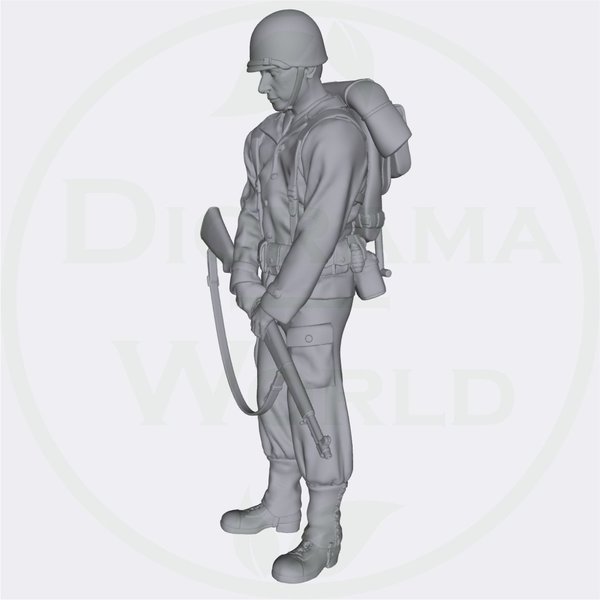 US Soldat WW2 (Auswahl) - Laser Creation-World 3D0079