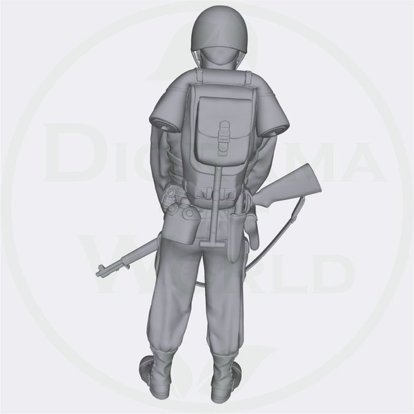US Soldat WW2 (Auswahl) - Laser Creation-World 3D0079