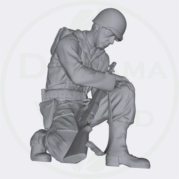 US Soldat WW2 (Auswahl) - Laser Creation-World 3D0080