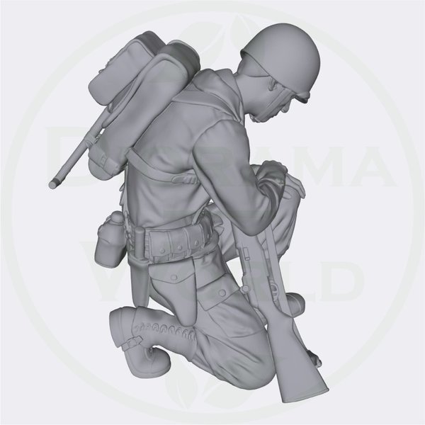US Soldat WW2 (Auswahl) - Laser Creation-World 3D0080