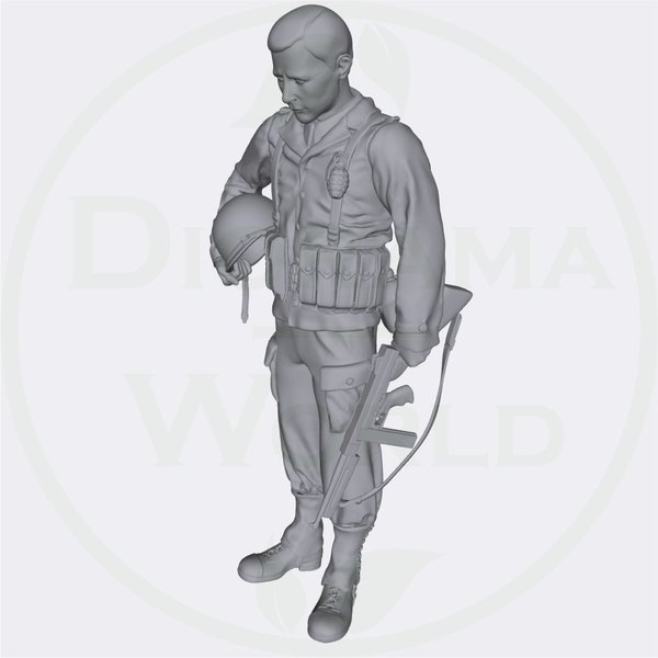 US Soldat WW2 (Auswahl) - Laser Creation-World 3D0081