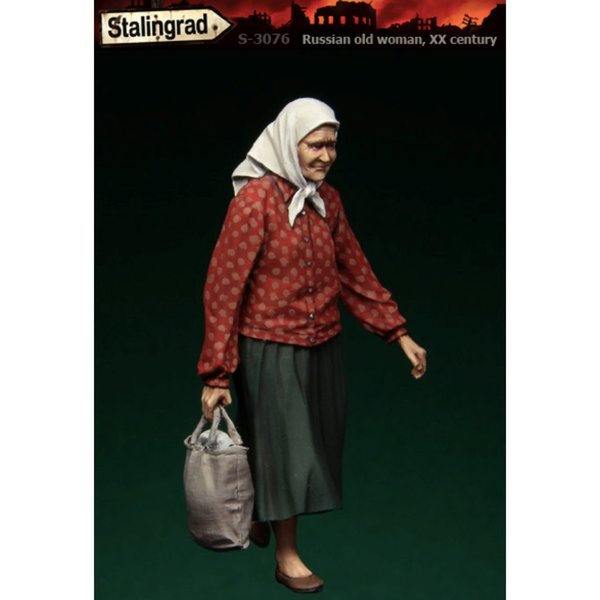 Russian Old Woman 1:35 - Stalingrad S-3076