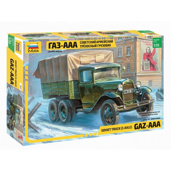 Soviet Truck GAZ-AAA / 1:35 - Zvezda 3547