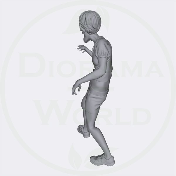 Zombie weiblich (Auswahl) - Laser Creation-World 3D0099