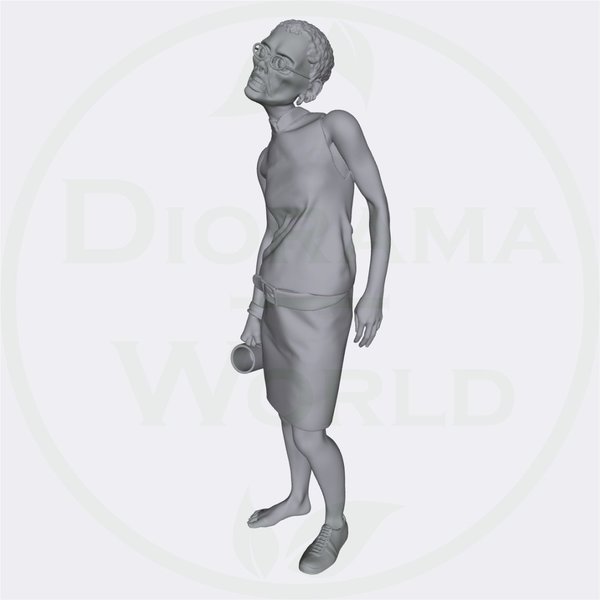 Zombie weiblich (Auswahl) - Laser Creation-World 3D0102