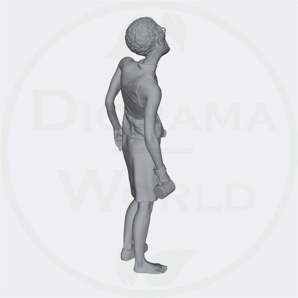 Zombie weiblich (Auswahl) - Laser Creation-World 3D0102