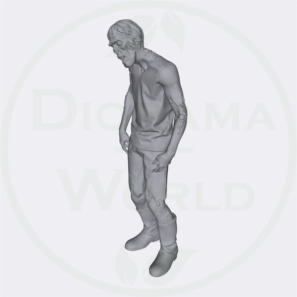 Zombie männlich (Auswahl) - Laser Creation-World 3D0103