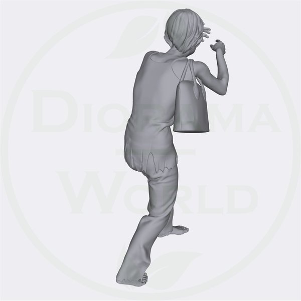 Zombie weiblich (Auswahl) - Laser Creation-World 3D0104