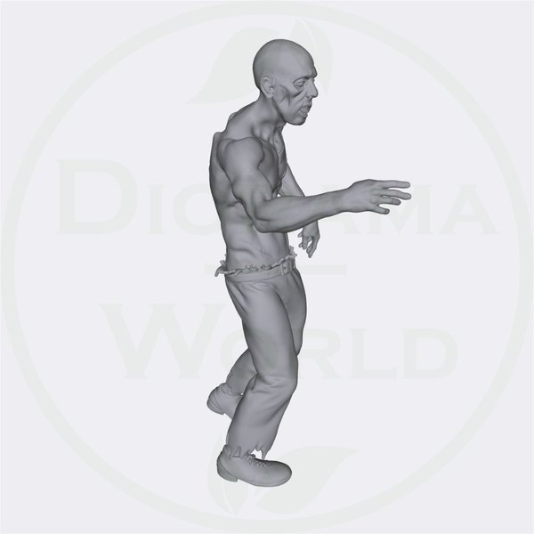 Zombie männlich (Auswahl) - Laser Creation-World 3D0105