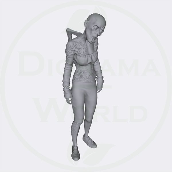 Zombie weiblich (Auswahl) - Laser Creation-World 3D0106