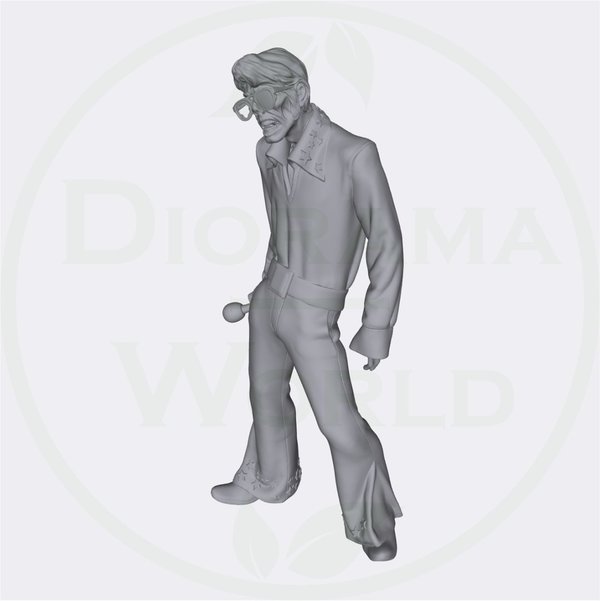 Zombie Elvis Presley (Auswahl) - Laser Creation-World 3D0098