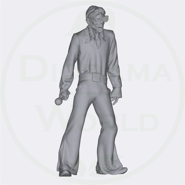 Zombie Elvis Presley (Auswahl) - Laser Creation-World 3D0098