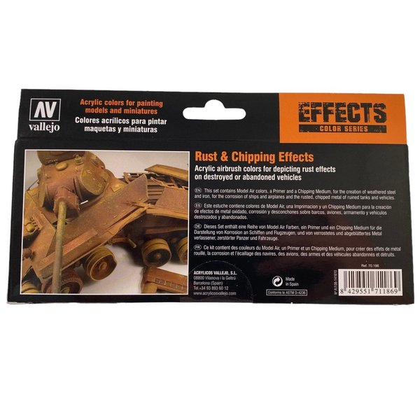 Rust & Chipping Effects - Vallejo Farbset 71186