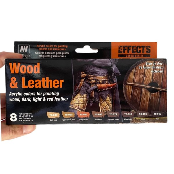 Wood & Leather - Vallejo Farbset 70182