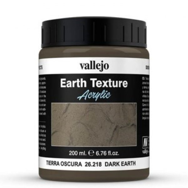 Earth Texture - Dark Earth 200ml - Vallejo 26218