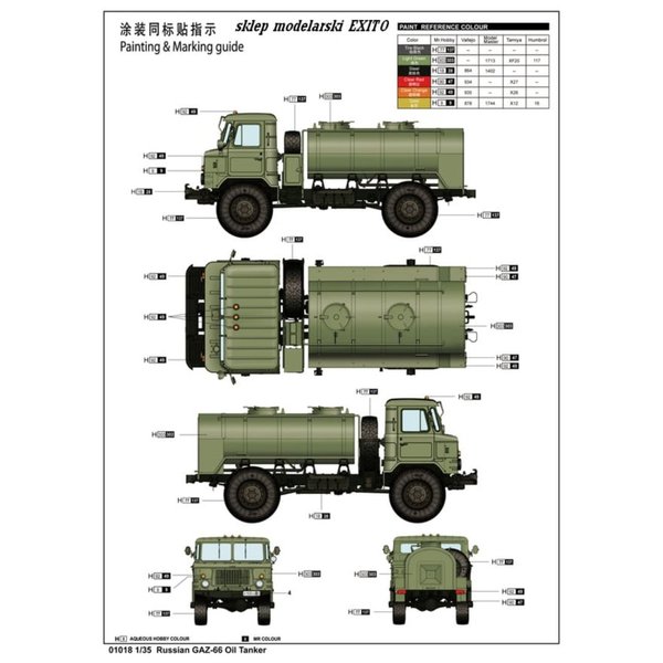 GAZ-66 Öl-Tanker 1:35 - Trumpeter 01018