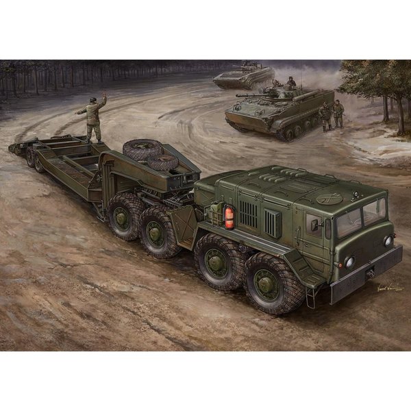 Truck MAZ-537G Late Production Type mit Anhänger 1:35 - Trumpeter 00212