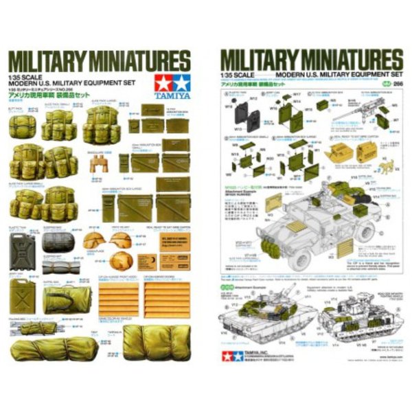 US Militär Zubehör Modern Diorama Set 1:35 - Tamiya 35266