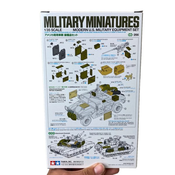 US Militär Zubehör Modern Diorama Set 1:35 - Tamiya 35266