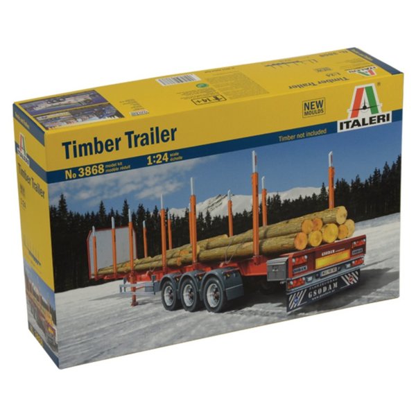 Timber Trailer / Holzauflieger Anhänger 1:24 - Italeri 3868